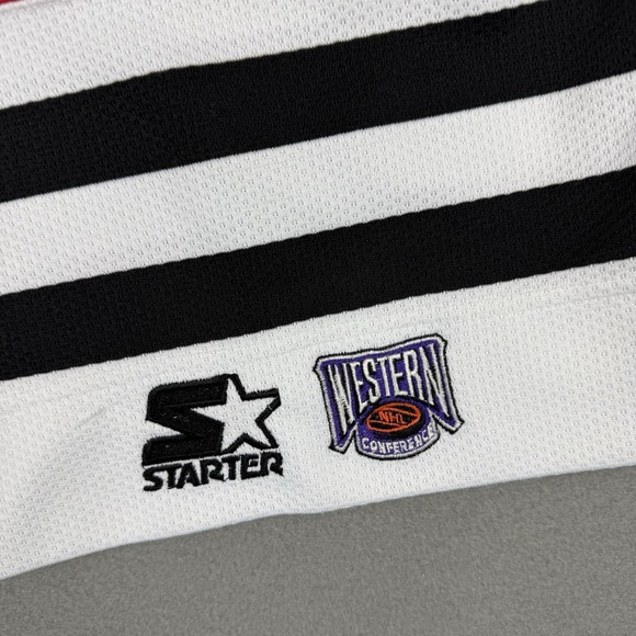 Vintage 90s Chicago Blackhawks Starter Jersey Mens Size Medium Blank Hockey‎ - Picture 12 of 14